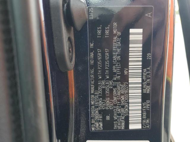 2025 TOYOTA SIENNA LE 5TDKSKFCXSS182273