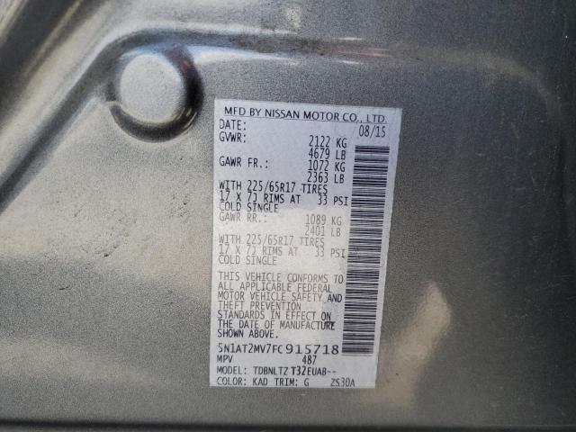 2015 NISSAN ROGUE S 5N1AT2MV7FC915718
