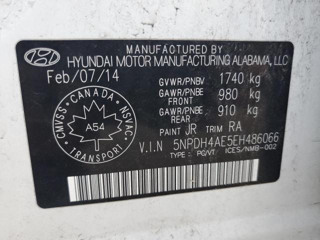 2014 HYUNDAI ELANTRA SE - 5NPDH4AE5EH486066