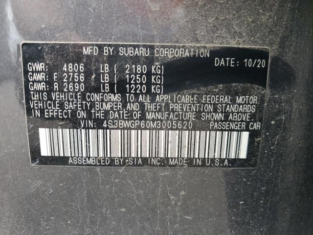 2021 SUBARU LEGACY TOURING XT 4S3BWGP60M3005620