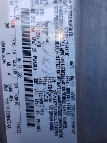 2012 FORD FOCUS TITANIUM - 1FAHP3J29CL174755