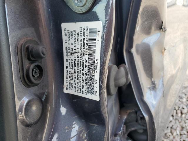 2015 HONDA CIVIC COUP - 19XFB2F56FE705761