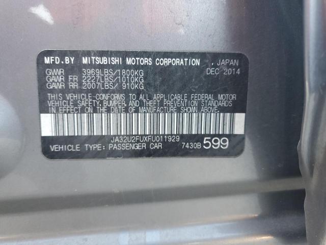 2015 MITSUBISHI LANCER ES JA32U2FUXFU011929