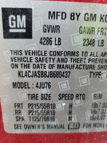 2018 BUICK ENCORE PRE KL4CJASB8JB680437
