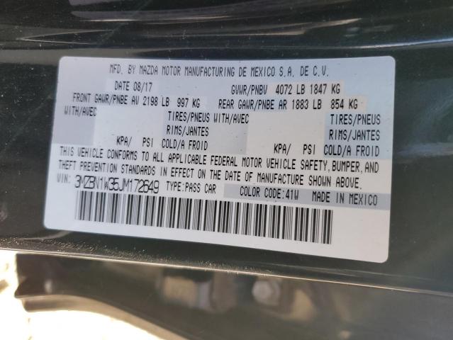 2018 MAZDA 3 GRAND TOURING 3MZBN1W35JM172649