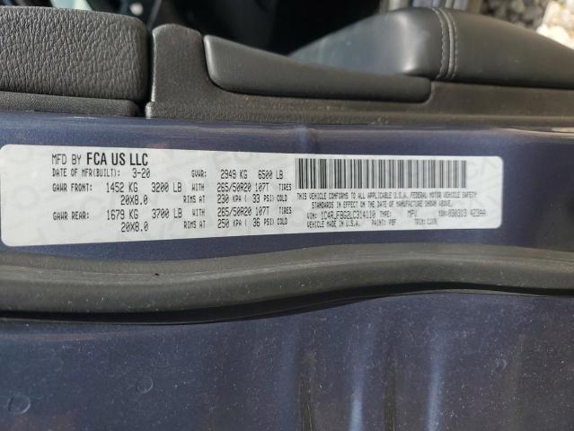 2020 JEEP GRAND CHER - 1C4RJFBG2LC314110