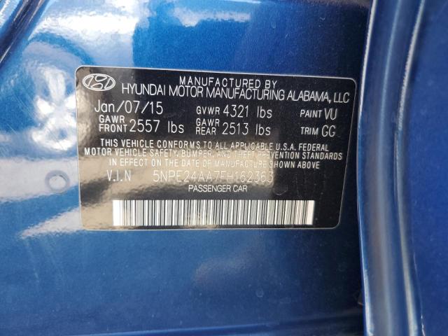 2015 HYUNDAI SONATA ECO 5NPE24AA7FH162363