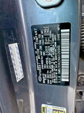 2016 HYUNDAI TUCSON LIM KM8J33A23GU126946