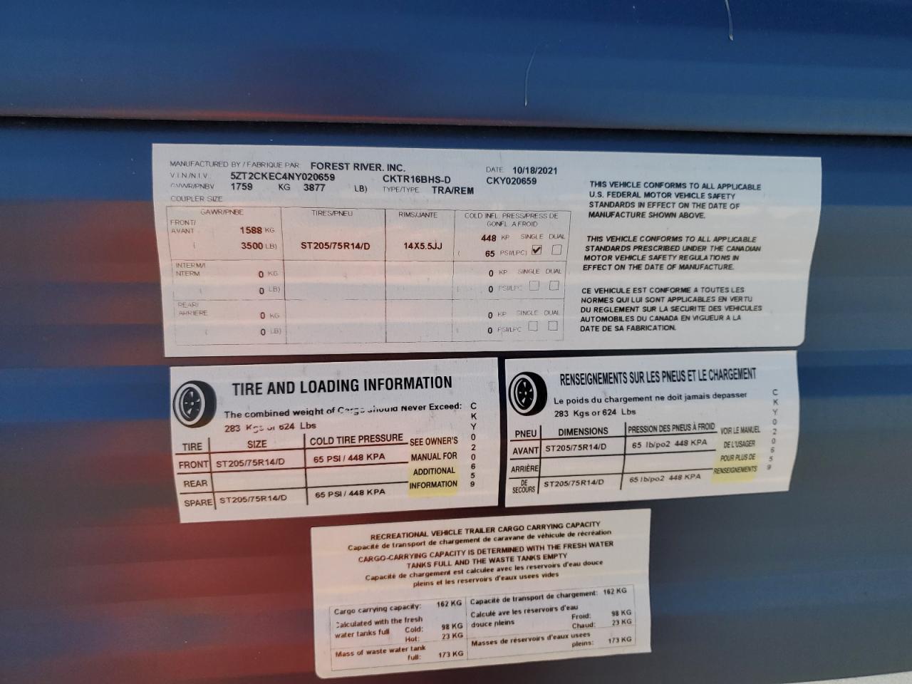 Lot #3290246275 2022 WILDWOOD WOLF PUP 1