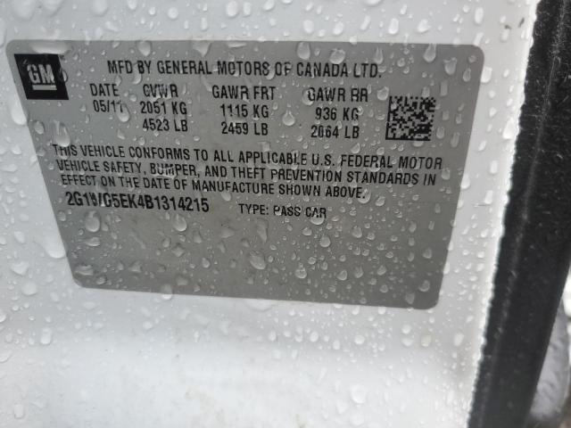 2011 CHEVROLET IMPALA LT - 2G1WG5EK4B1314215