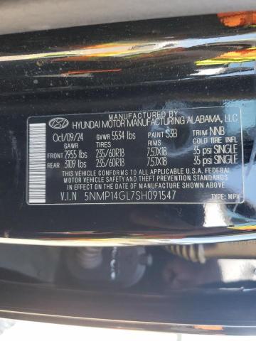 2025 HYUNDAI SANTA FE S 5NMP14GL7SH091547