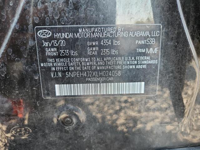 2020 HYUNDAI SONATA LIM 5NPEH4J2XLH024058