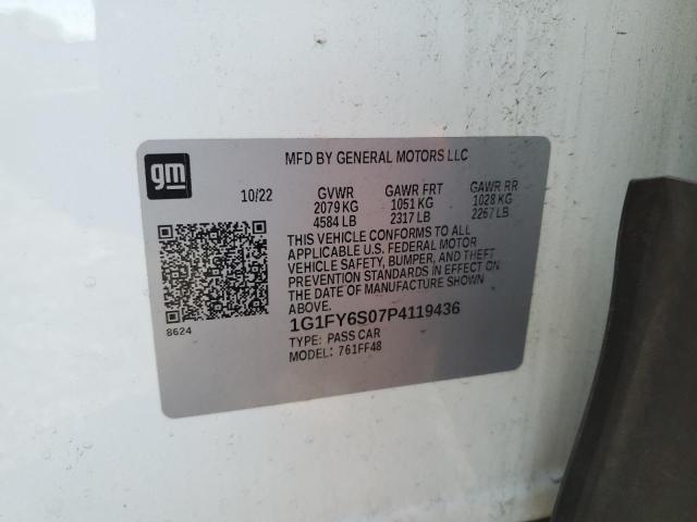 2023 CHEVROLET BOLT EUV LT 1G1FY6S07P4119436