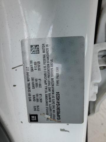 2016 BUICK VERANO CON 1G4PR5SK1G4145224