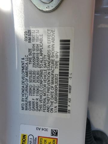 2023 HONDA CR-V SPORT 5J6RS6H90PL003572