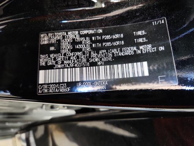 2015 TOYOTA LAND CRUIS JTMHY7AJ9F4031518