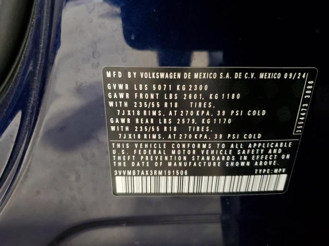 2024 VOLKSWAGEN TIGUAN SE 3VVMB7AX3RM191506