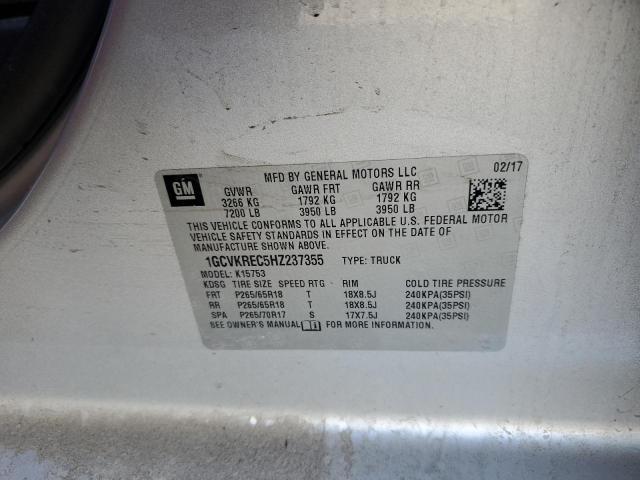 2017 CHEVROLET SILVERADO - 1GCVKREC5HZ237355