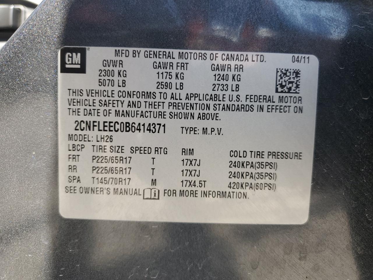 CHEVROLET EQUINOX LT