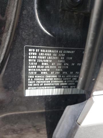 2016 VOLKSWAGEN TIGUAN S - WVGBV7AX0GW505649
