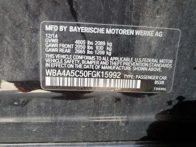 2015 BMW 428 I GRAN - WBA4A5C50FGK15992