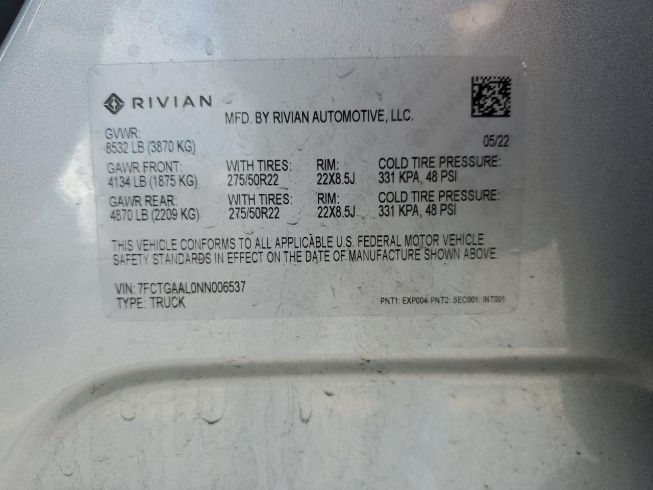 RIVIAN R1T LAUNCH EDITION
