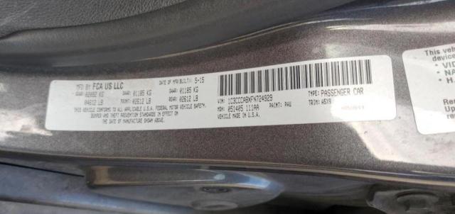 2015 CHRYSLER 200 LIMITE 1C3CCCABXFN724929