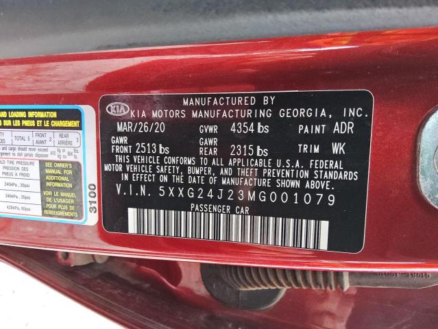 2021 KIA K5 LX 5XXG24J23MG001079