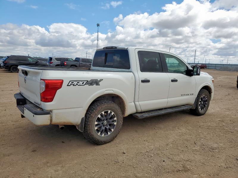 NISSAN TITAN SV 2018 white  gas 1N6AA1E59JN504432 photo #4