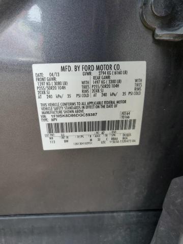 2013 FORD EXPLORER X - 1FM5K8D86DGC59387