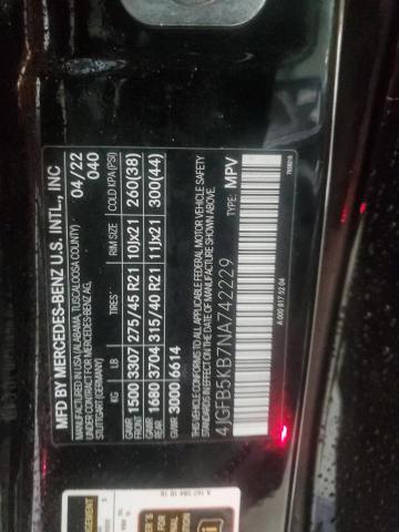 2022 MERCEDES-BENZ GLE 450 4M 4JGFB5KB7NA742229