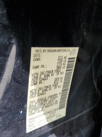 2017 NISSAN TITAN SV 1N6AA1E65HN560760