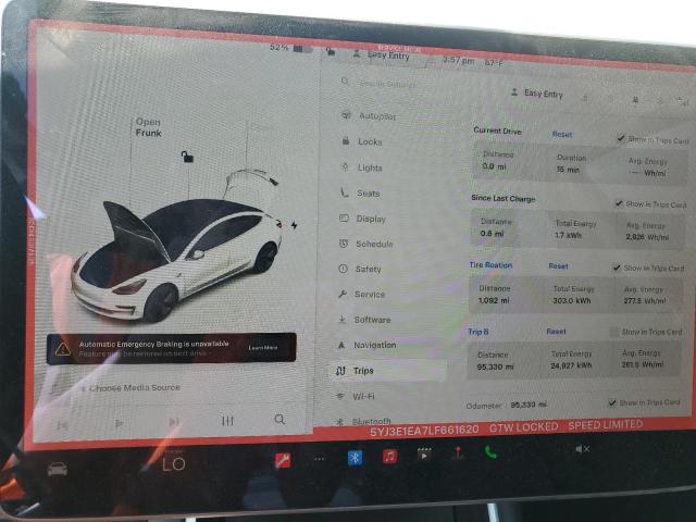 2020 TESLA MODEL 3 - 5YJ3E1EA7LF661620