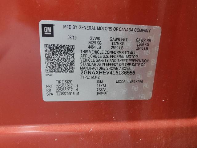 2020 CHEVROLET EQUINOX LS 2GNAXHEV4L6136556