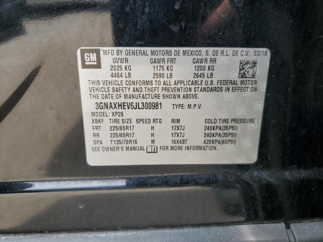 2018 CHEVROLET EQUINOX LS - 3GNAXHEV6JL300981