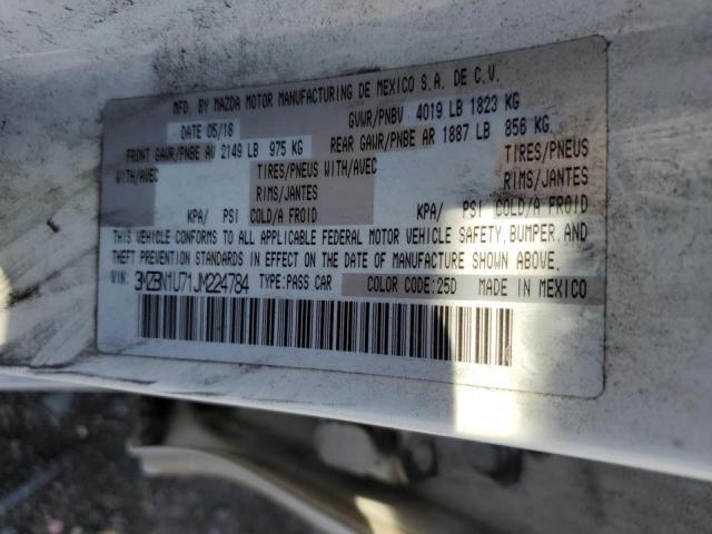 2018 MAZDA 3 SPORT #3301855994