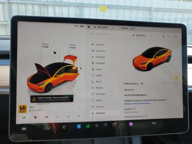 2022 TESLA MODEL 3 5YJ3E1EA8NF368778