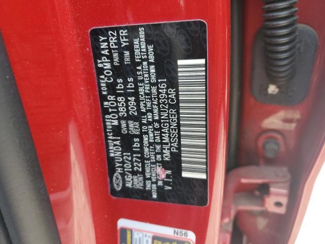 2022 HYUNDAI ELANTRA SE KMHLM4AG1NU239461