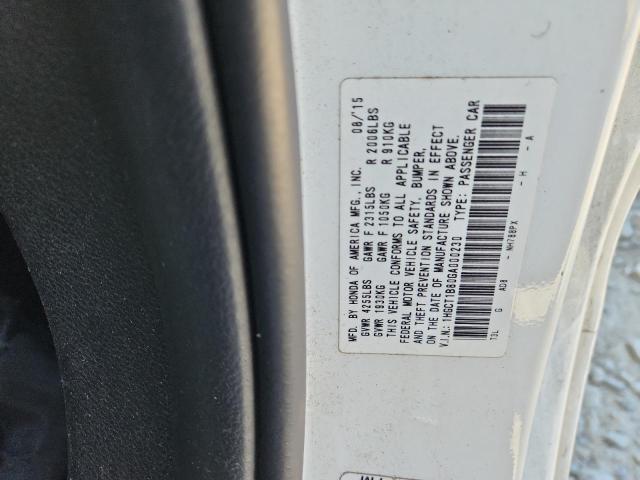 2016 HONDA ACCORD EXL #3275667831