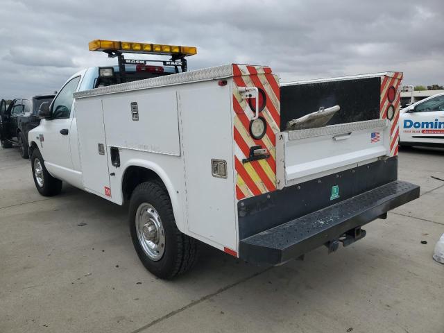 DODGE RAM 2500 S 2008 white pickup gas 3D2WR26D68G240761 photo #3