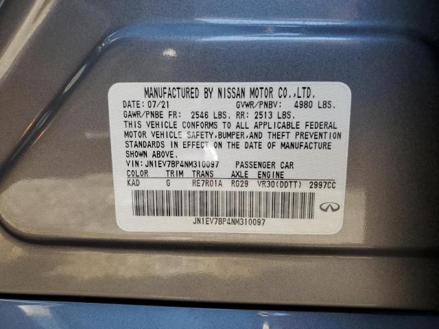 2022 INFINITI Q50 LUXE - JN1EV7BP4NM310097