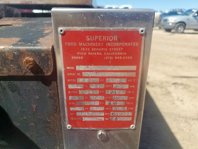 1983 OTHER INDUSTRIAL 2C010-626P- TORTILLA MACHINE #3261227945