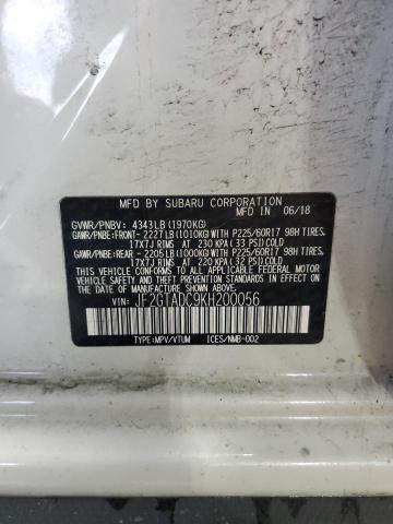 2019 SUBARU CROSSTREK PREMIUM JF2GTADC9KH200056