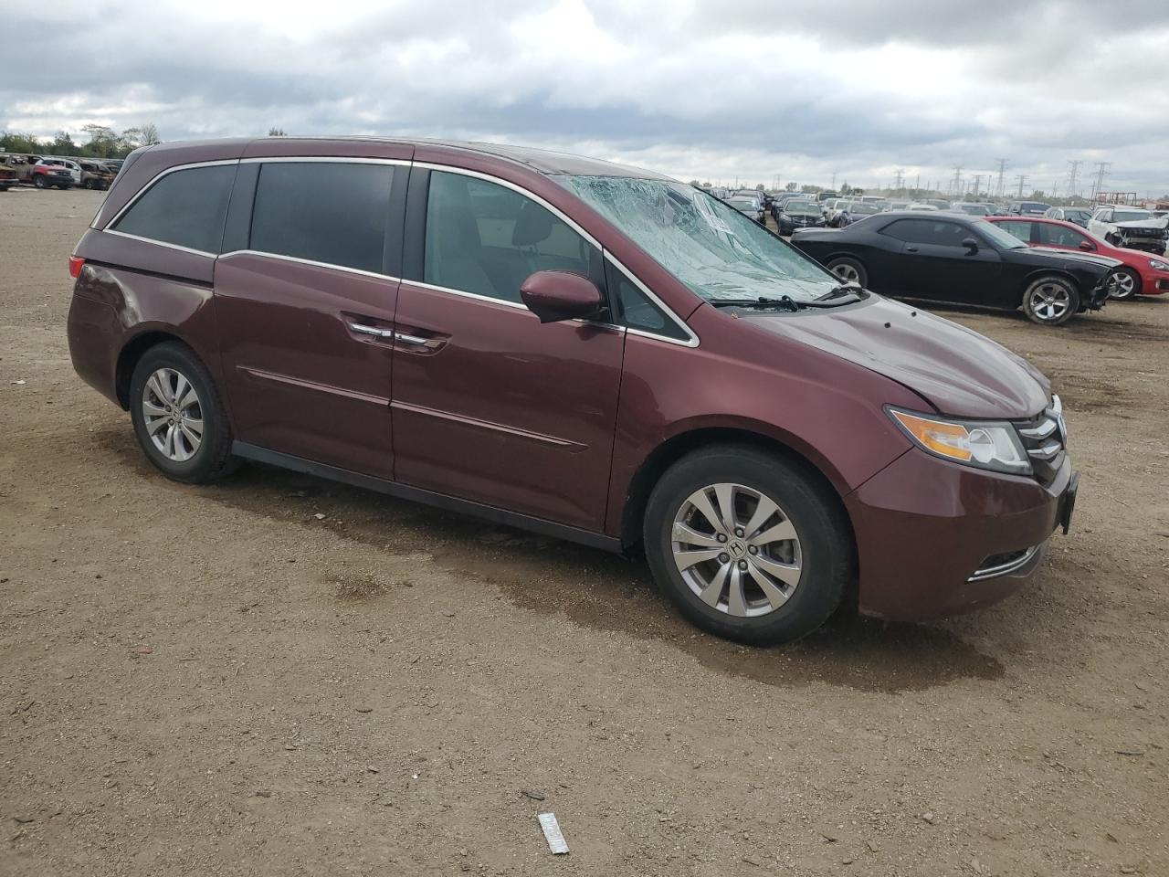 Lot #3286663293 2016 HONDA ODYSSEY EX