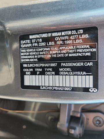 2017 INFINITI QX30 BASE SJKCH5CP6HA019957