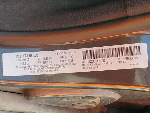 2016 CHRYSLER 200 LIMITE - 1C3CCCAB9GN154732
