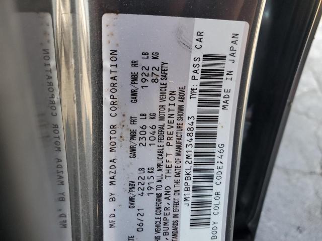 2021 MAZDA 3 SELECT JM1BPBKL2M1348843