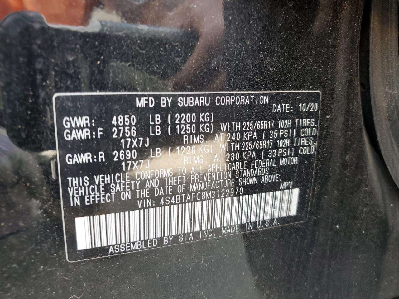 SUBARU OUTBACK PREMIUM