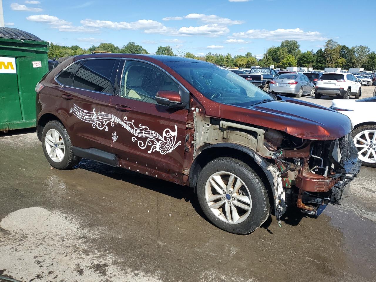 Lot #3308215220 2016 FORD EDGE SEL