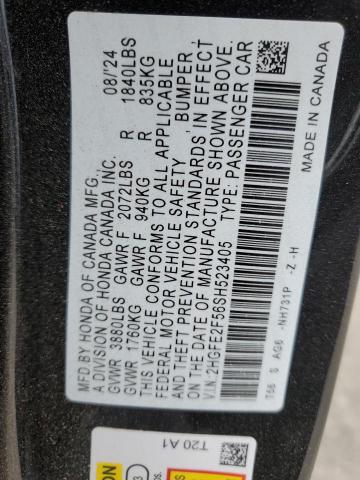 2025 HONDA CIVIC SPOR - 2HGFE2F56SH523405